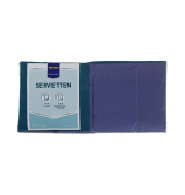 Servietten 912915, dunkelblau / Uni, 3-lagig, 33x33cm