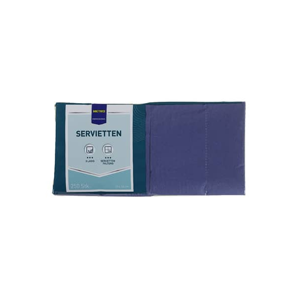4337182276531 - Servietten Zellltuch 33x33cm 14 F 250St 4337182276531 250 Stück