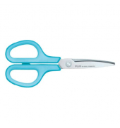 Schere Fitcut Curve Linkshänder blau