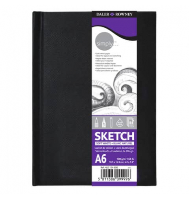 Skizzenbuch A6 54Seiten 100g. geleimt