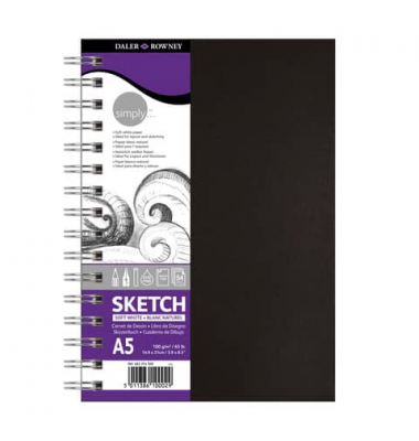 Skizzenbuch A5 54Seiten 100g Spirale