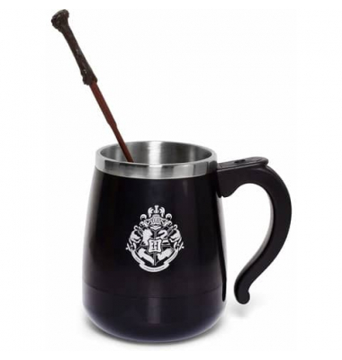 Selbstr. Tasse m Zauberstab Harry Potter