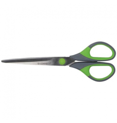Schere 17,5cm graugrün