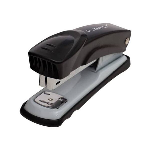 5705831142084 - Heftgerät KF14208 schwarz grau 20 Blatt 5705831142084 Q-connect