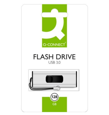 USB-Stick KF16375, silber/schwarz, ohne, USB 3.0, 128 GB