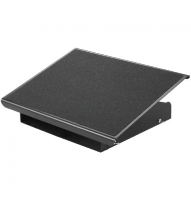 Fußstütze Metall schwarz