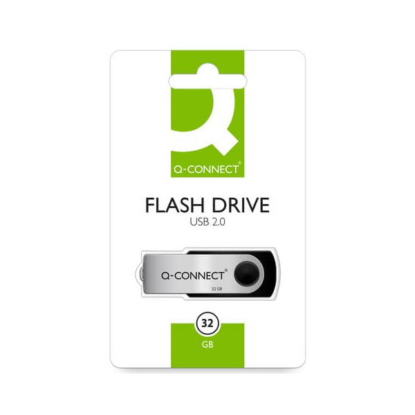 5705831769700 - USB-Stick KF76970 silber schwarz USB 20 32GB 5705831769700 Q-connect