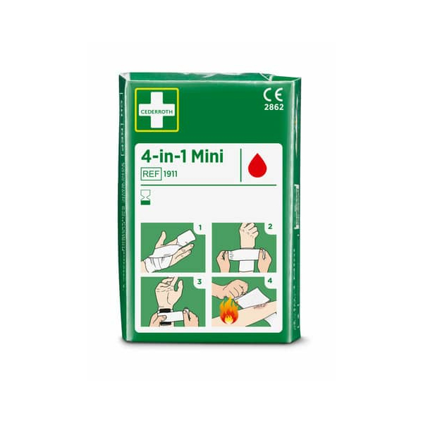 7310800014507 - Verbandsmaterial 4-in-1 Blutstiller Mini 7310800014507 Cederroth 7310800014507 - Verbandsmaterial 4-in-1 Blutstiller Mini 7310800014507 Cederroth