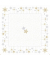 Weihn.Tischdecke Dunicel Snowstars white