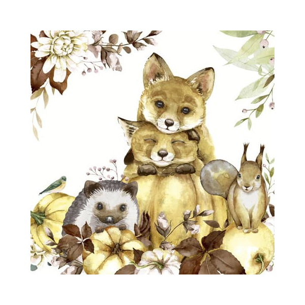 7321012074586 - Motivserviette 33x33cm Herbst 7321012074586 PAPER+DESIGN 7321012074586 - Motivserviette 33x33cm Herbst 7321012074586 PAPER+DESIGN
