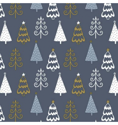 Weihn.Zelltuchserviette 25x25cm