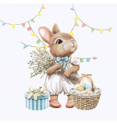 Osterserviette 25x25cm