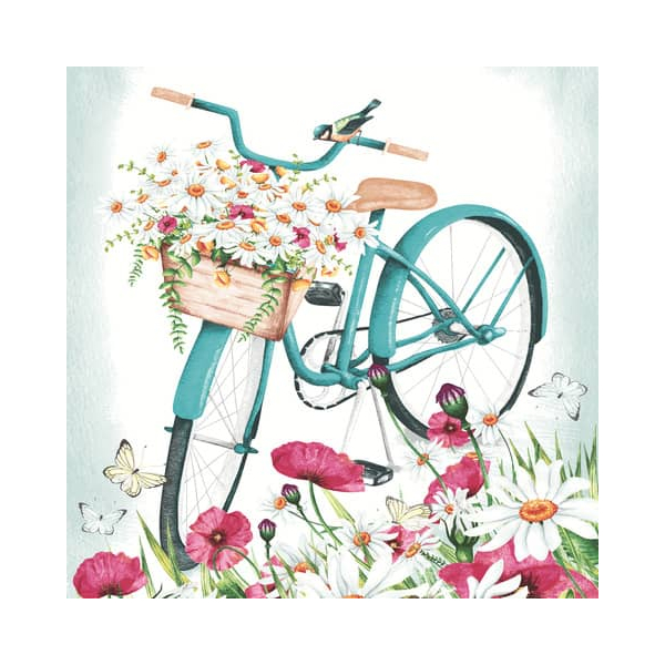 7321012092269 - Motivserviette 33x33cm Fahrrad 7321012092269 PAPER+DESIGN 7321012092269 - Motivserviette 33x33cm Fahrrad 7321012092269 PAPER+DESIGN