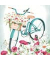 Motivserviette 33x33cm Fahrrad