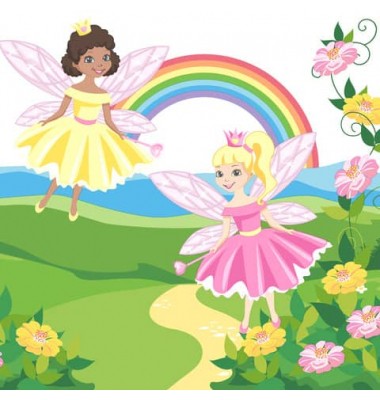 Motivservietten 209846 / Prinzessin Fee, 3-lagig, 33x33cm
