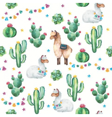 Motivserviette 33x33cm