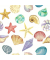 Motivserviette 25x25cm maritim