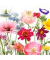 Motivservietten 209976, mehrfarbig / Blumen, 3-lagig, 33x33cm