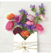 Motivservietten 209979 / Blumen, 3-lagig, 33x33cm