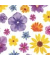 Motivservietten 209980, mehrfarbig / Blumen, 3-lagig, 33x33cm