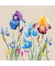 Motivservietten 209995, mehrfarbig / Iris, 2-lagig, 33x33cm