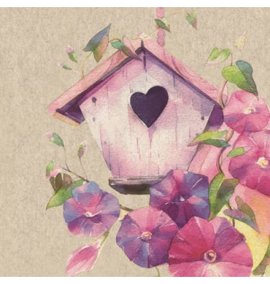 Motivserviette 33x33cm Naturals