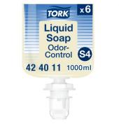 Fl&uuml;ssigseife 424011 Odor-Control, parf&uuml;mfrei, 1000 ml, Nachf&uuml;llflasche