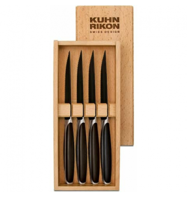 Steakmesser 4er-Set black peak