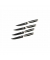 Steakmesser 4er-Set black peak