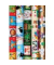 Geschenkpapier 0000200942, sortiert (5 Motive), Kinder, 70cm x 5m, farbig sortiert