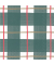 Weihn.Zelltuchserviette 25x25cm Karo
