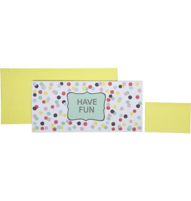 Glückwunschkarten 2581 5614 60 230mm x 110mm (BxH) Have Fun bunt