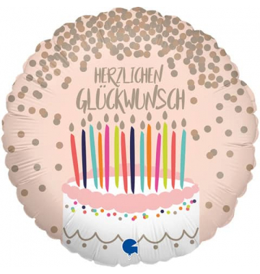 Folienballon Herzlichen Glückwunsch