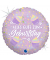 Folienballon Geburtstag pastell