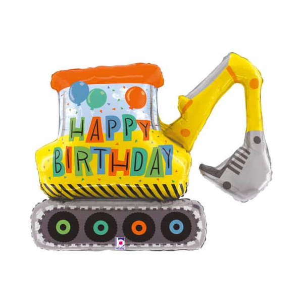 8055513252905 - Folienballon Bagger Happy Birthday 8055513252905 BETTALIC 8055513252905 - Folienballon Bagger Happy Birthday 8055513252905 BETTALIC