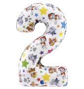 Folienballon Paw Patrol Zahl 2