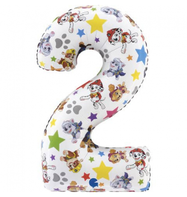 Folienballon Paw Patrol Zahl 2