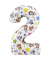 Folienballon Paw Patrol Zahl 2