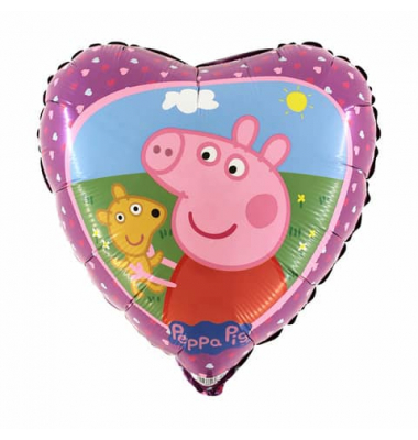 Folienballon Peppa Pig und Teddy