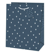 Geschenktasche 22405 TL, Liebe, Kordel mit Anhänger, Herzchen, 267mm x 330mm