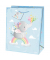 Geschenktasche 22421 TM, Baby, Kordel mit Anhänger, Elefant, 19cm x 23cm