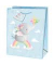 Geschenktasche 22421 TM, Baby, Kordel mit Anhänger, Elefant, 19cm x 23cm