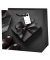 Geschenktasche 22429 TQ Herren, für Herren, Kordel mit Anhänger, Schuhe,Schlips,Päckchen, 145mm x 150mm