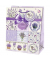 Geschenktasche 22439 TL Lavendel, neutral, Kordel mit Anhänger, Lavendel, 267mm x 330mm