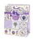Geschenktasche 22439 TL Lavendel, neutral, Kordel mit Anhänger, Lavendel, 267mm x 330mm