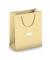 Geschenktasche 224-504 TL Weihnachts-Geschenktragetasche Goldmuster, Weihnachten, gedrehte Kordel mit Karte, Goldmuster, 267mm x