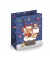Geschenktasche 224-514 TM Weihnachts-Geschenktragetasche Kind Teddy, Weihnachten, gedrehte Kordel mit Karte, Teddy, 190mm x 230m