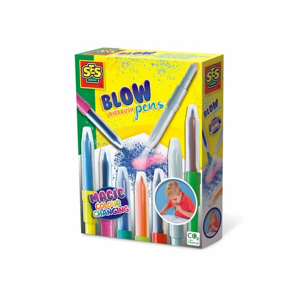 8710341002831 - Airbrush Pens Magic Farbwechsel 7ST 8710341002831 SES Creative