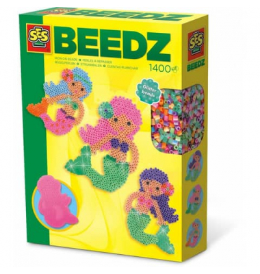 Bügelperlen-Set Beedz Meerjungfrau