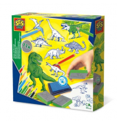 Stempelset Dinosaurier
